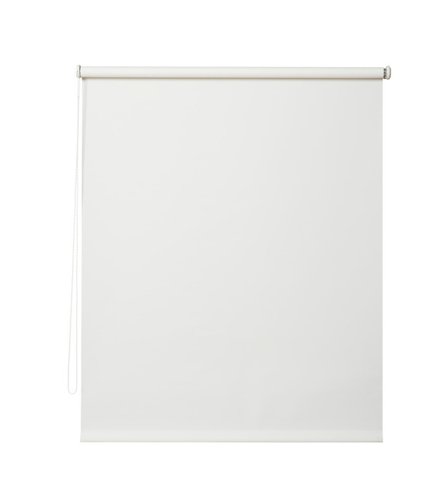 Rullegardin 90 x 210 cm hvit transparent